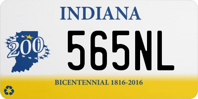 IN license plate 565NL