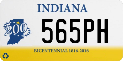 IN license plate 565PH