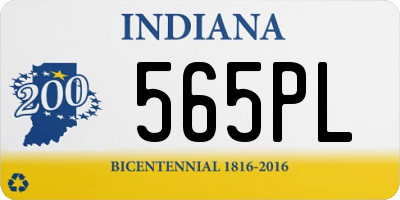 IN license plate 565PL