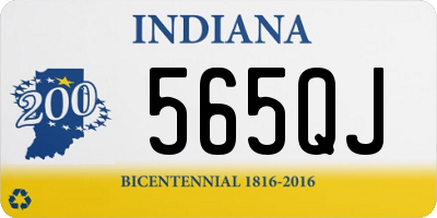 IN license plate 565QJ