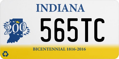 IN license plate 565TC