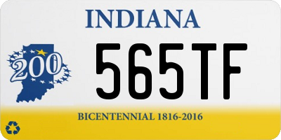 IN license plate 565TF