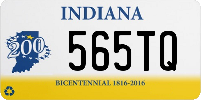 IN license plate 565TQ
