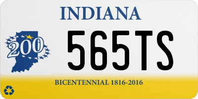 IN license plate 565TS