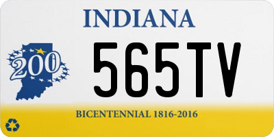 IN license plate 565TV