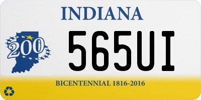 IN license plate 565UI