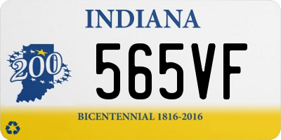 IN license plate 565VF