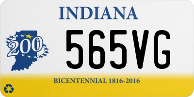 IN license plate 565VG