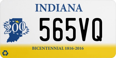 IN license plate 565VQ