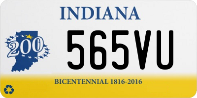 IN license plate 565VU