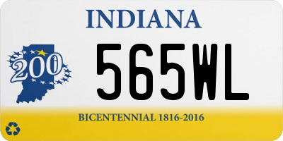 IN license plate 565WL