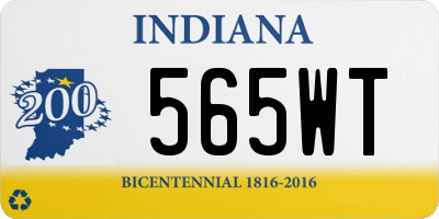 IN license plate 565WT