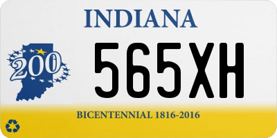 IN license plate 565XH