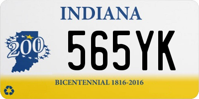 IN license plate 565YK