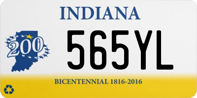 IN license plate 565YL