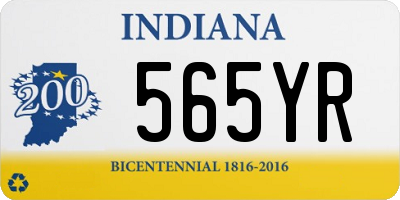 IN license plate 565YR