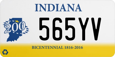 IN license plate 565YV