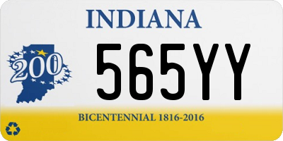 IN license plate 565YY