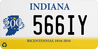 IN license plate 566IY