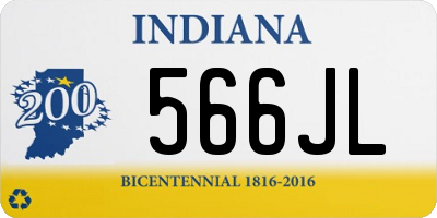 IN license plate 566JL