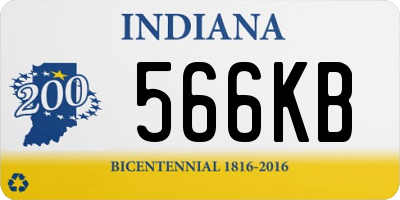 IN license plate 566KB