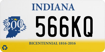 IN license plate 566KQ