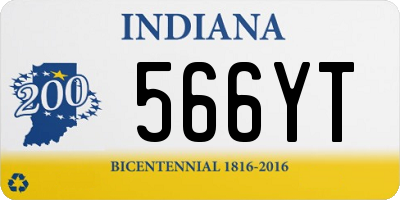 IN license plate 566YT