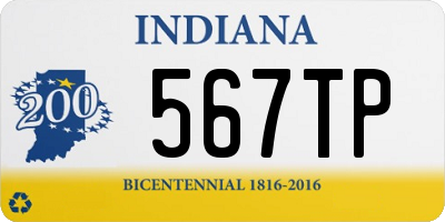 IN license plate 567TP