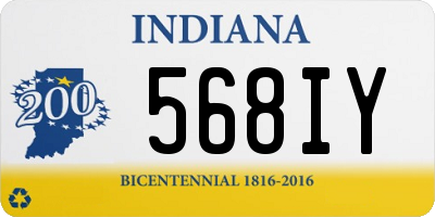 IN license plate 568IY