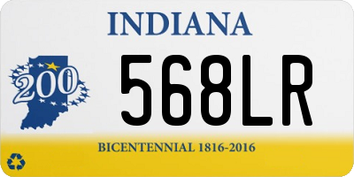 IN license plate 568LR