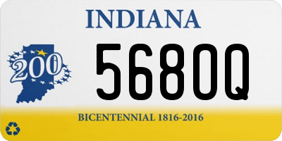 IN license plate 568OQ