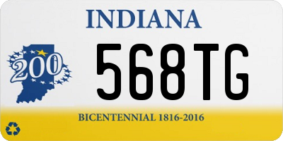 IN license plate 568TG