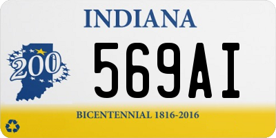 IN license plate 569AI