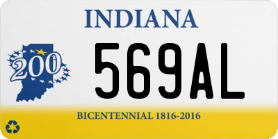 IN license plate 569AL