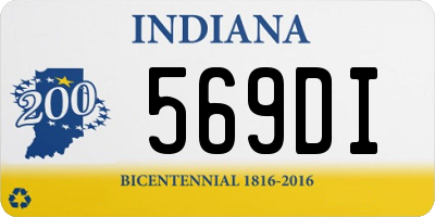 IN license plate 569DI