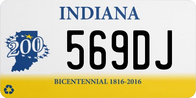 IN license plate 569DJ