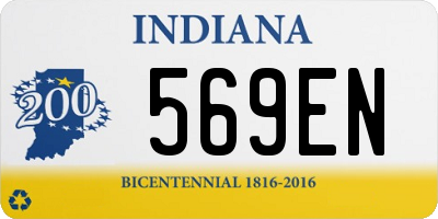 IN license plate 569EN