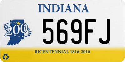 IN license plate 569FJ