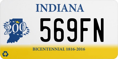 IN license plate 569FN