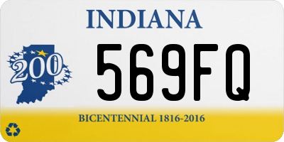 IN license plate 569FQ