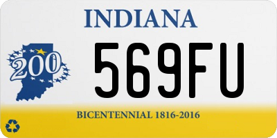 IN license plate 569FU