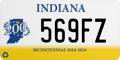 IN license plate 569FZ