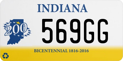 IN license plate 569GG