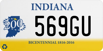 IN license plate 569GU