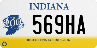 IN license plate 569HA