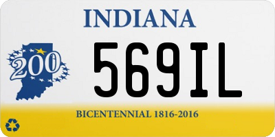 IN license plate 569IL