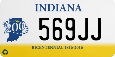 IN license plate 569JJ