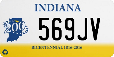 IN license plate 569JV