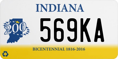 IN license plate 569KA