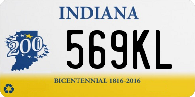 IN license plate 569KL